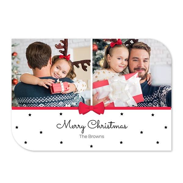 Enkla Fotokort vinge liggande 14,3 x 10 cm