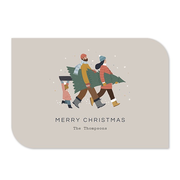 Single Card Half Rounded Horizontal 14,3 x 10 cm