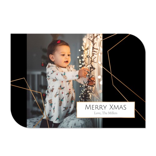 Single Card Half Rounded Horizontal 14,3 x 10 cm