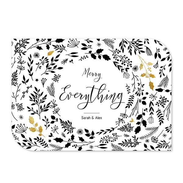 Single Card Half Rounded Horizontal 14,3 x 10 cm