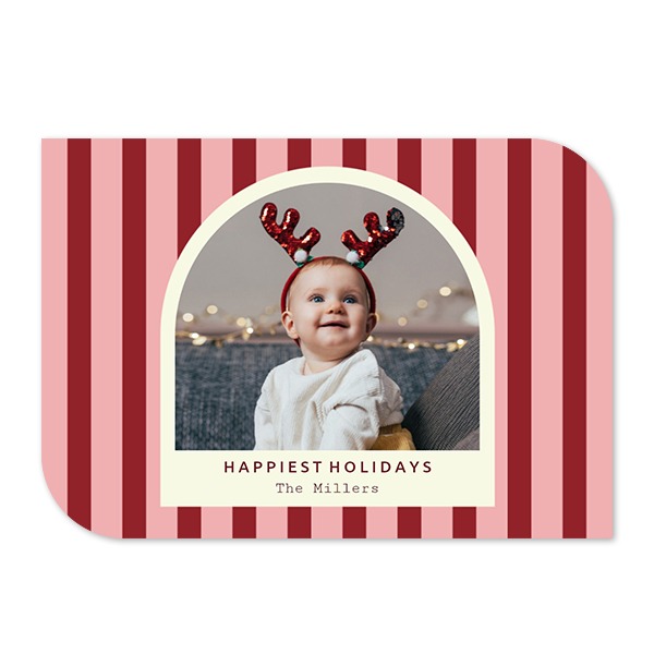 Single Card Half Rounded Horizontal 14,3 x 10 cm