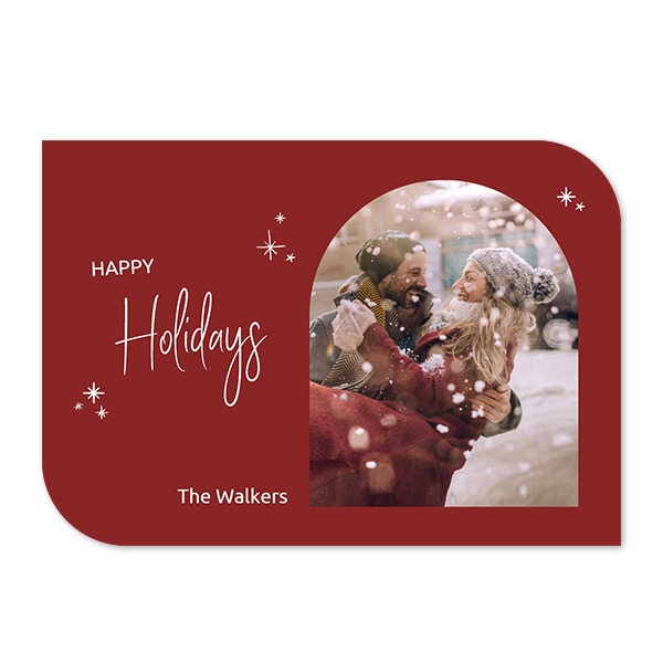Single Card Half Rounded Horizontal 14,3 x 10 cm