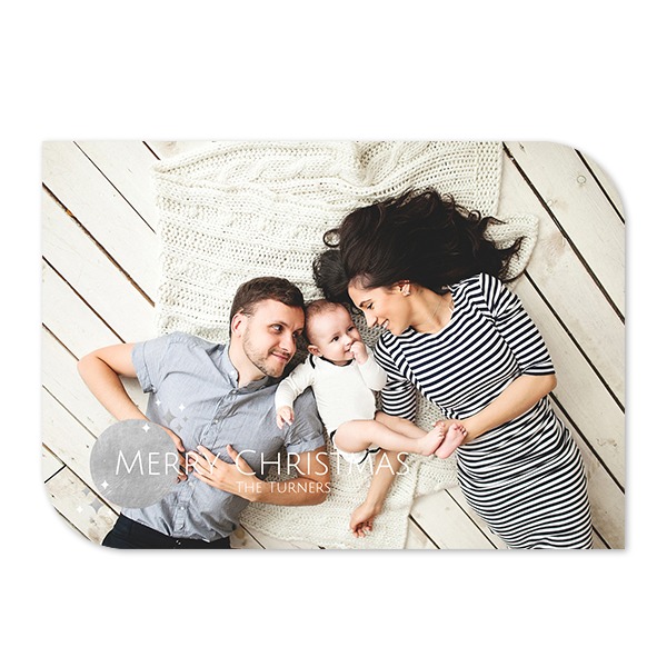 Single Card Half Rounded Horizontal 14,3 x 10 cm