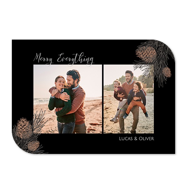Single Card Half Rounded Horizontal 14,3 x 10 cm