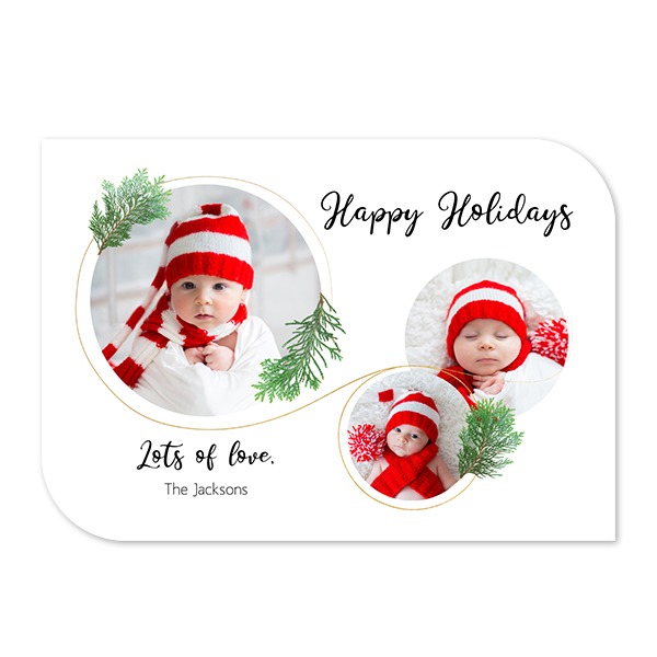 Single Card Half Rounded Horizontal 14,3 x 10 cm