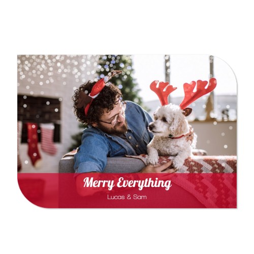 Enkla Fotokort vinge liggande 14,3 x 10 cm