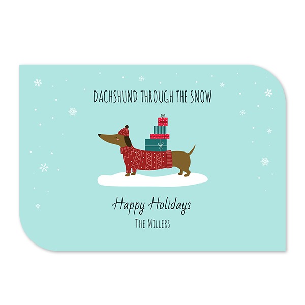 Single Card Half Rounded Horizontal 14,3 x 10 cm