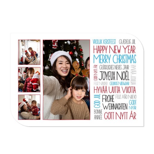 Enkla Fotokort vinge liggande 14,3 x 10 cm