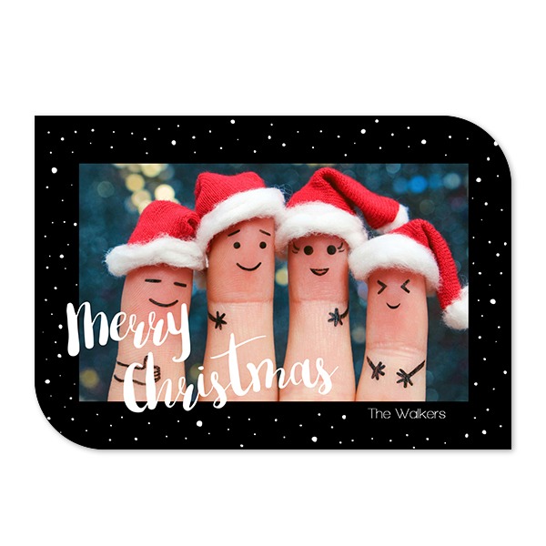 Klassinen kuvakortti siiven muotoinen vaaka 14,3 x 10 cm