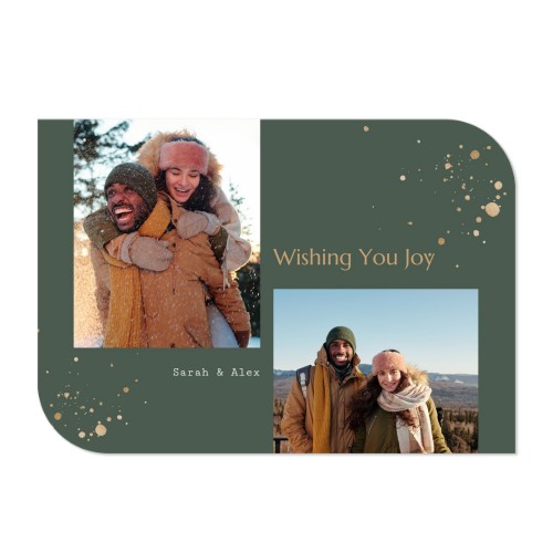 Single Card Half Rounded Horizontal 14,3 x 10 cm