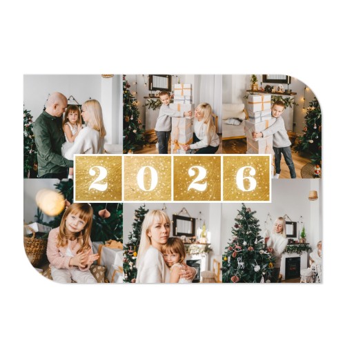 Enkle Fotokort halvrundet liggende 14,3 x 10 cm