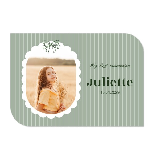 Single Card Half Rounded Horizontal 14,3 x 10 cm