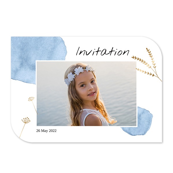 Single Card Half Rounded Horizontal 14,3 x 10 cm