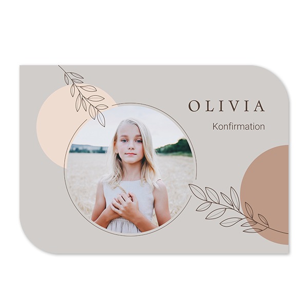 Enkla Fotokort vinge liggande 14,3 x 10 cm