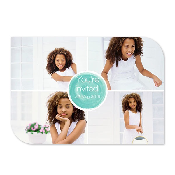 Single Card Half Rounded Horizontal 14,3 x 10 cm