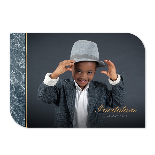 Single Card Half Rounded Horizontal 14,3 x 10 cm