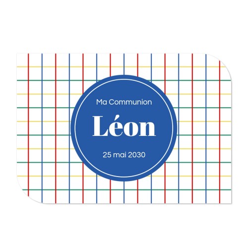 Faire-part 1 volet Bords ronds diagonale paysage 14,3 x 10 cm Faire-part 1 volet Bords ronds diagonale paysage 14,3 x 10 cm