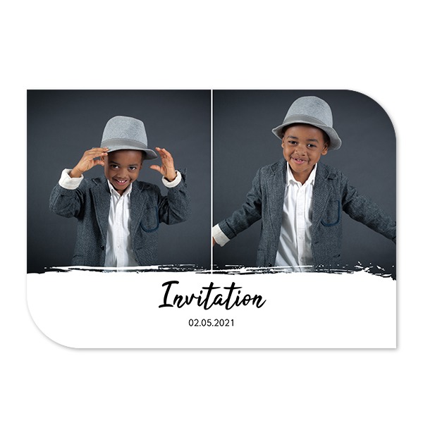 Single Card Half Rounded Horizontal 14,3 x 10 cm Single Card Half Rounded Horizontal 14,3 x 10 cm