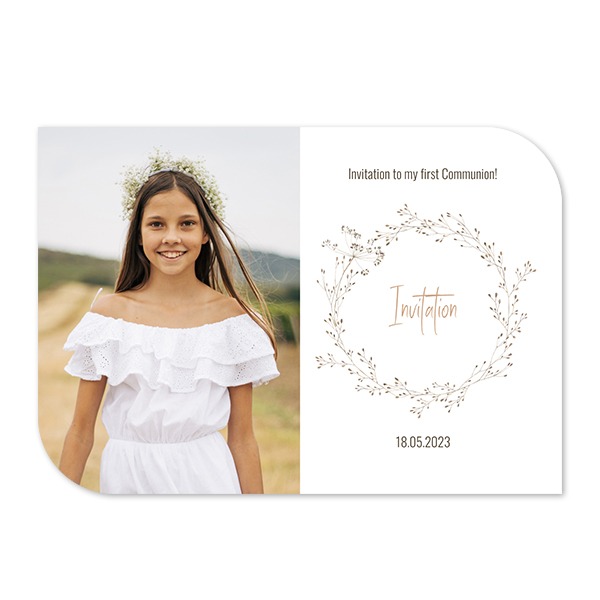 Single Card Half Rounded Horizontal 14,3 x 10 cm Single Card Half Rounded Horizontal 14,3 x 10 cm