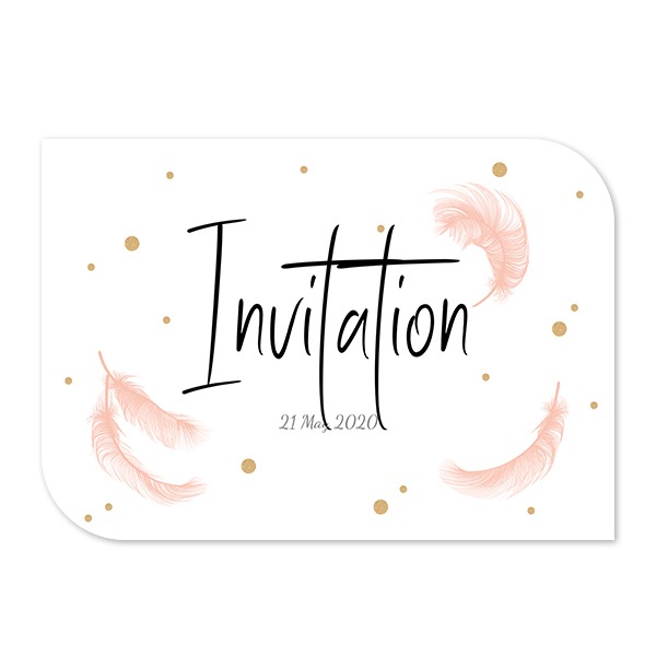 Single Card Half Rounded Horizontal 14,3 x 10 cm