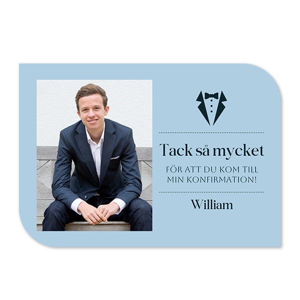 Enkla Fotokort vinge liggande 14,3 x 10 cm