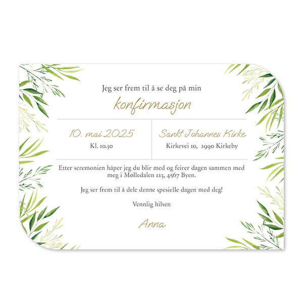 Enkle Fotokort halvrundet liggende 14,3 x 10 cm