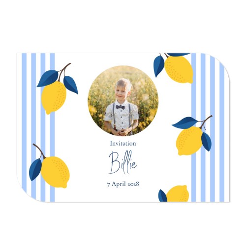 Single Card Half Rounded Horizontal 14,3 x 10 cm