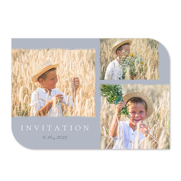 Single Card Half Rounded Horizontal 14,3 x 10 cm