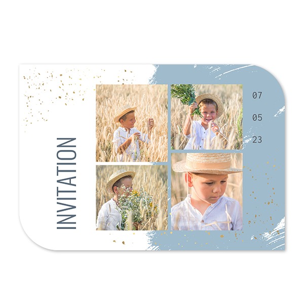 Single Card Half Rounded Horizontal 14,3 x 10 cm