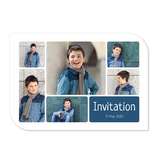 Single Card Half Rounded Horizontal 14,3 x 10 cm