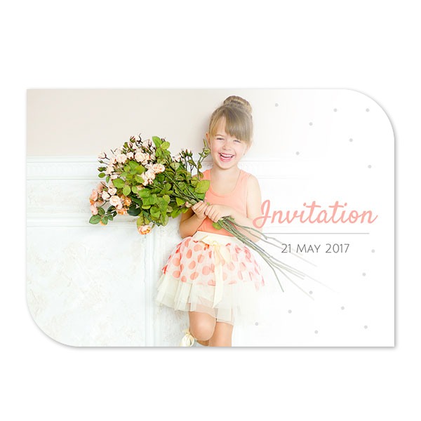 Single Card Half Rounded Horizontal 14,3 x 10 cm
