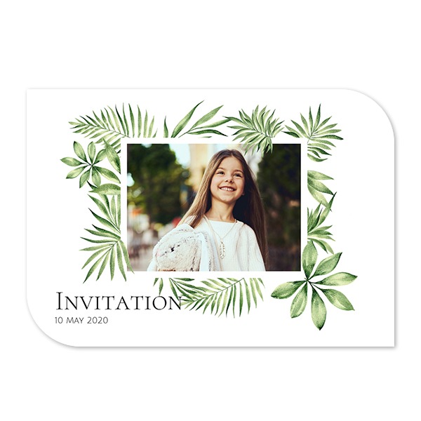 Single Card Half Rounded Horizontal 14,3 x 10 cm