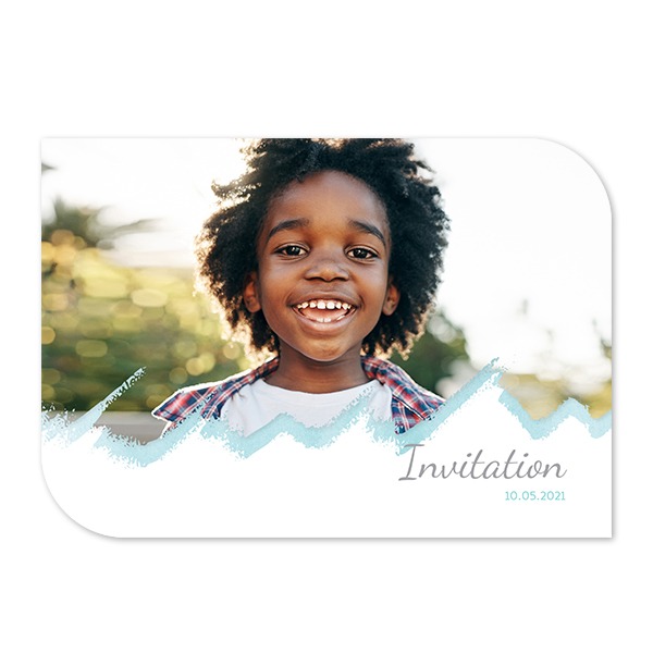 Single Card Half Rounded Horizontal 14,3 x 10 cm