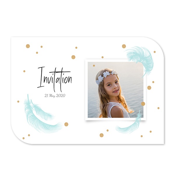 Single Card Half Rounded Horizontal 14,3 x 10 cm