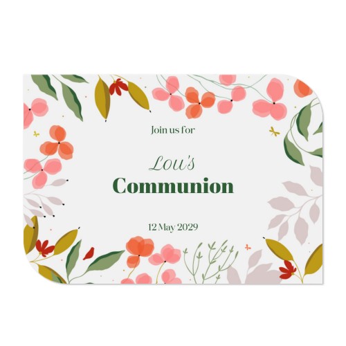 Klassinen kuvakortti siiven muotoinen vaaka 14,3 x 10 cm