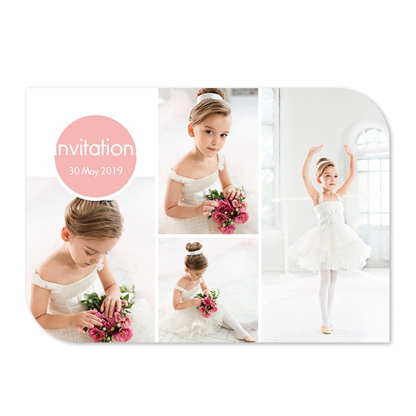 Fotokaart vleugel liggend 14,3 x 10 cm