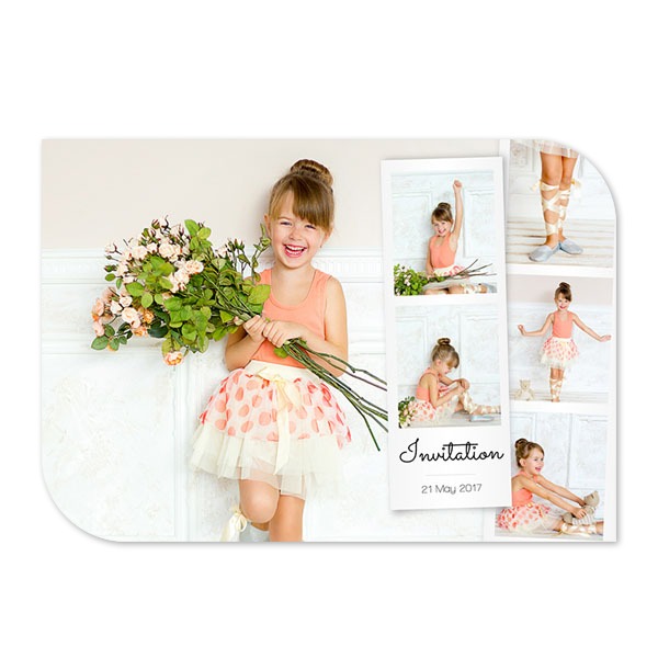 Single Card Half Rounded Horizontal 14,3 x 10 cm