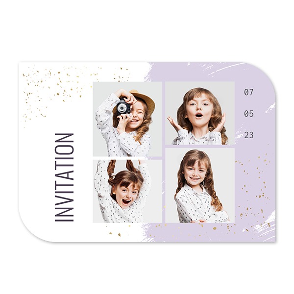 Single Card Half Rounded Horizontal 14,3 x 10 cm