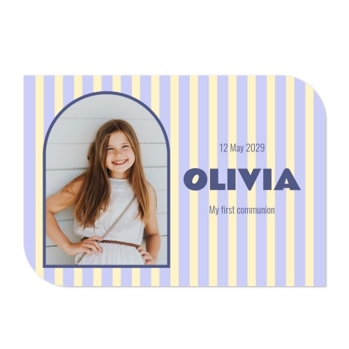 Single Card Half Rounded Horizontal 14,3 x 10 cm