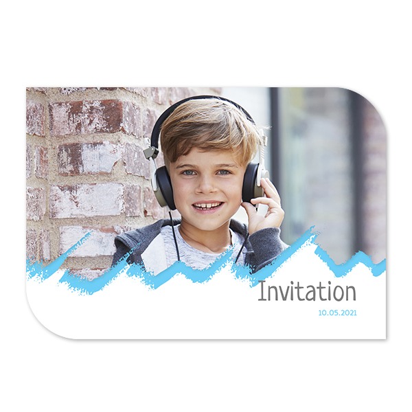 Single Card Half Rounded Horizontal 14,3 x 10 cm