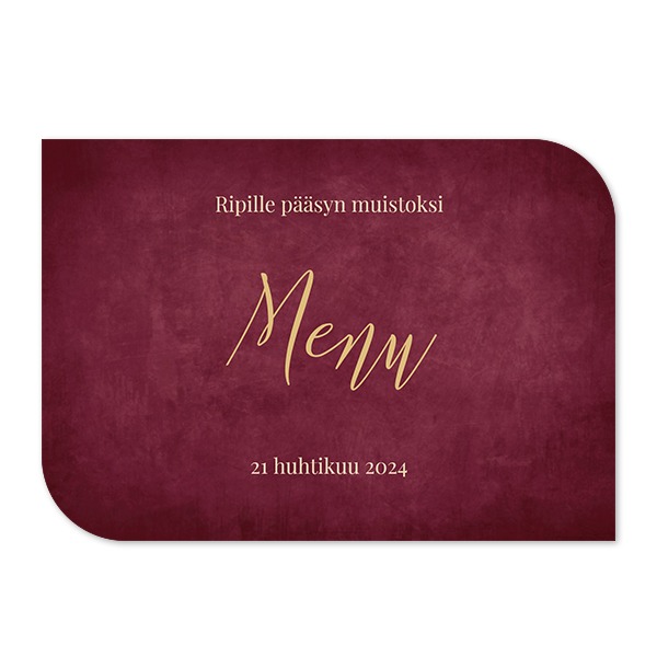 Klassinen kuvakortti siiven muotoinen vaaka 14,3 x 10 cm Klassinen kuvakortti siiven muotoinen vaaka 14,3 x 10 cm