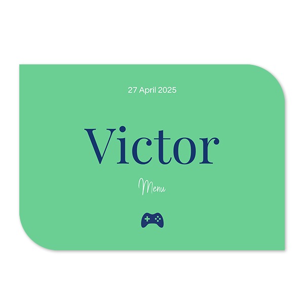 Single Card Half Rounded Horizontal 14,3 x 10 cm