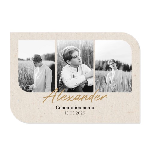 Single Card Half Rounded Horizontal 14,3 x 10 cm Single Card Half Rounded Horizontal 14,3 x 10 cm