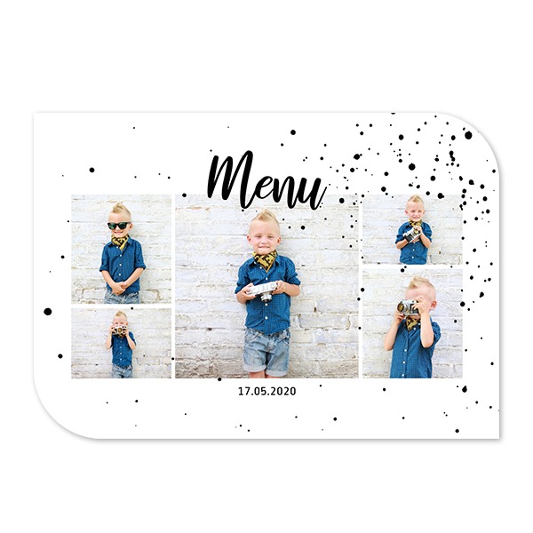 Single Card Half Rounded Horizontal 14,3 x 10 cm