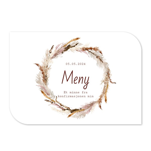 Enkle Fotokort halvrundet liggende 14,3 x 10 cm