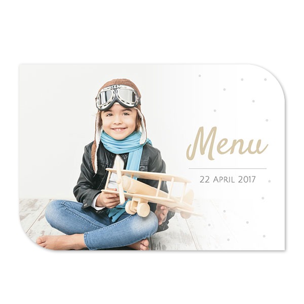 Single Card Half Rounded Horizontal 14,3 x 10 cm