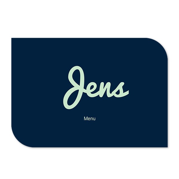 Enkle fotokort halvrundet landskap 14,3 x 10 cm