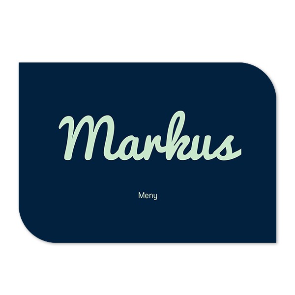 Enkle Fotokort halvrundet liggende 14,3 x 10 cm