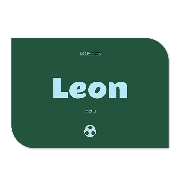 Single Card Half Rounded Horizontal 14,3 x 10 cm