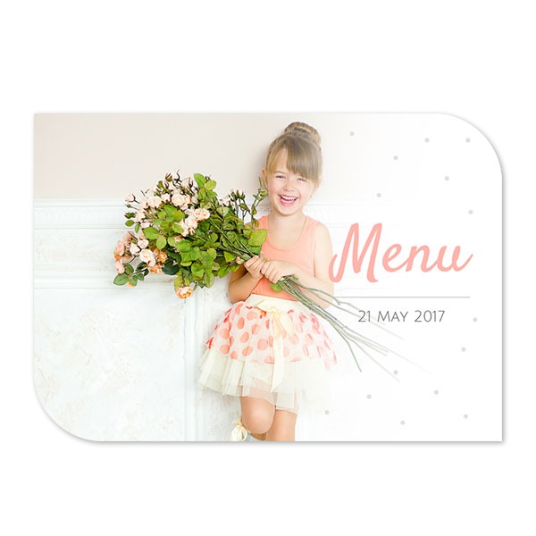 Single Card Half Rounded Horizontal 14,3 x 10 cm